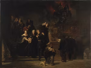 TRE KRONOR – SLOTTSBRANDEN STOCKHOLM 1697 av Johan Fredrik Höckert