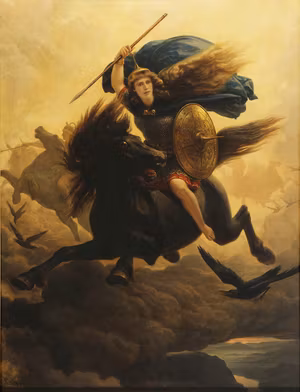 VALKYRIA 1864 av Peter Nicolai Arbo