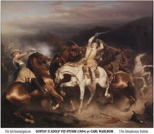 GUSTAV II ADOLF VID STUHM av CARL WAHLBOM