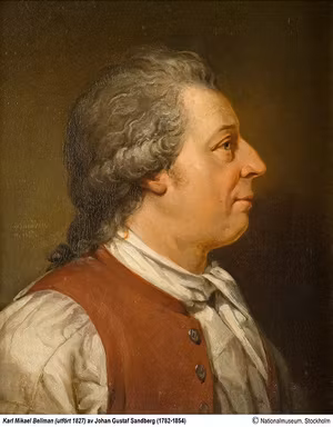 CARL MICHAEL BELLMAN av Johan Gustaf Sandberg