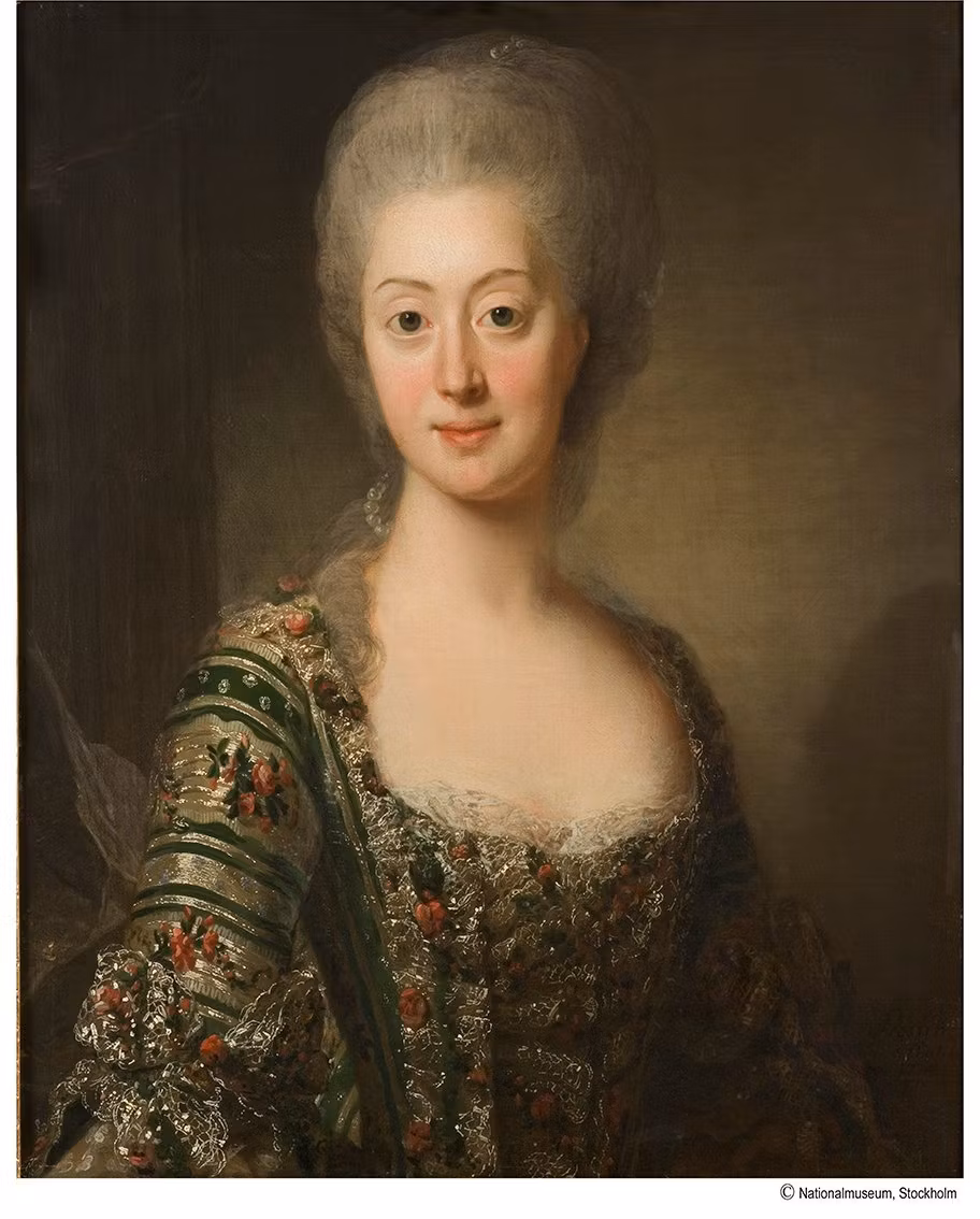 DROTTNING SOFIA MAGDALENA av ALEXANDER ROSLIN