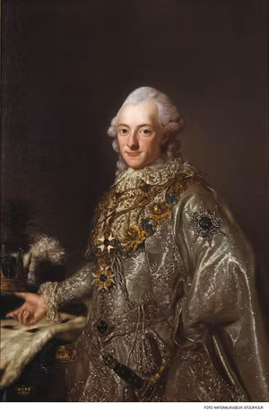 KARL XIII VID GUSTAV III KRÖNING 1772 av Okänd Mästare