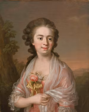 ULRIKA PASCH. Självporträtt 1770.