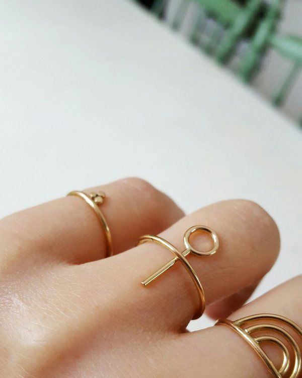 LILITH ROUND RING GOLD