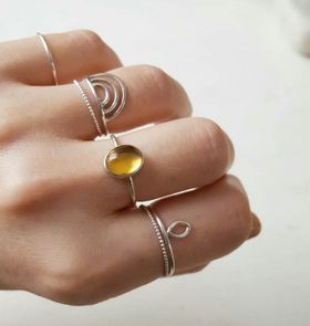 SELMA CITRINE SILVER