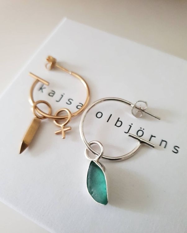 BEACH GLASS EARRING - SINGLE