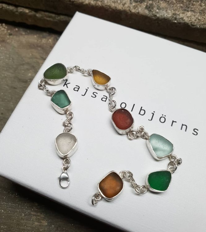 BEACH GLASS BRACELET - SOLD