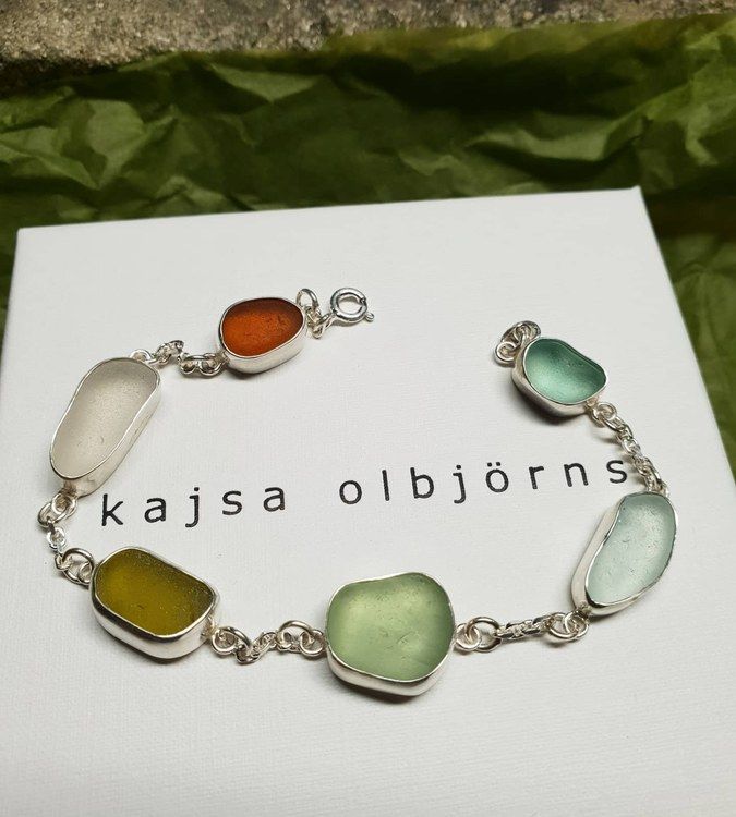 BEACH GLASS BRACELET - SOLD
