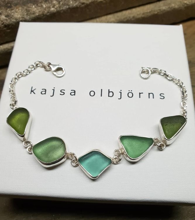 BEACH GLASS BRACELET - SOLD