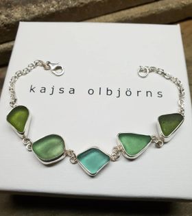 BEACH GLASS BRACELET - SOLD