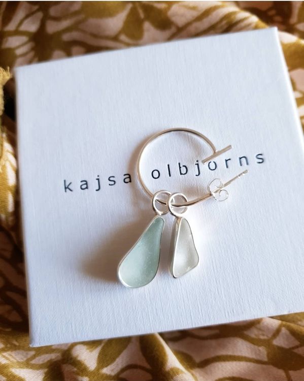 BEACH GLASS EARRING - SINGLE