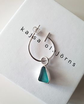 BEACH GLASS EARRING
