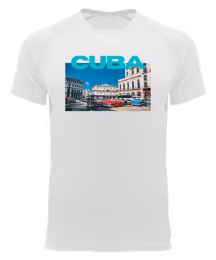 Tränings Tshirt Cuba Calle Neptuno