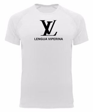 LV lengua viperina Tränings Tshirt frases cubanas