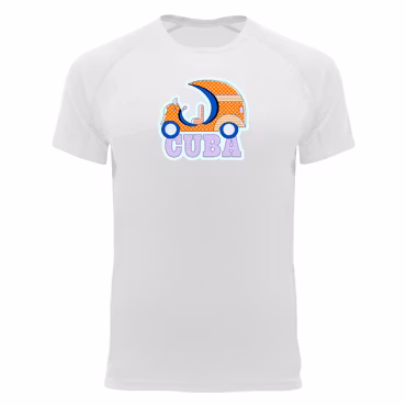 Tränings Tshirt el Coco Taxi en Cuba