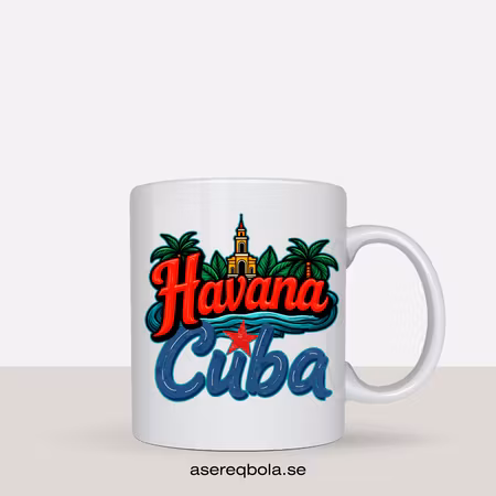 Kubansk Mugg Habana Cuba!