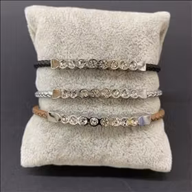 Armband - Skinn - Flera Färger