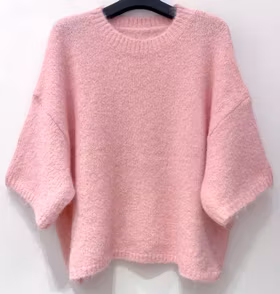 Tröja - Fluff - Rosa