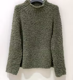 Tröja - Bouclettes - Kaki