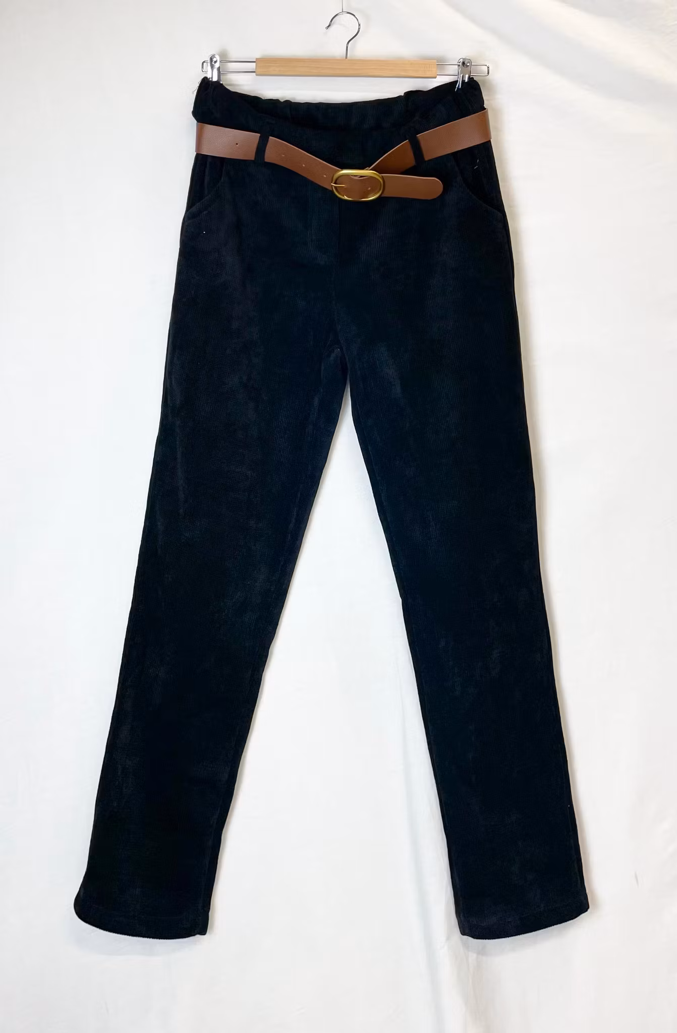 Erbjudande - Mirakelbyxa - Velour - Svart