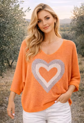 Topp - Smilla - Orange