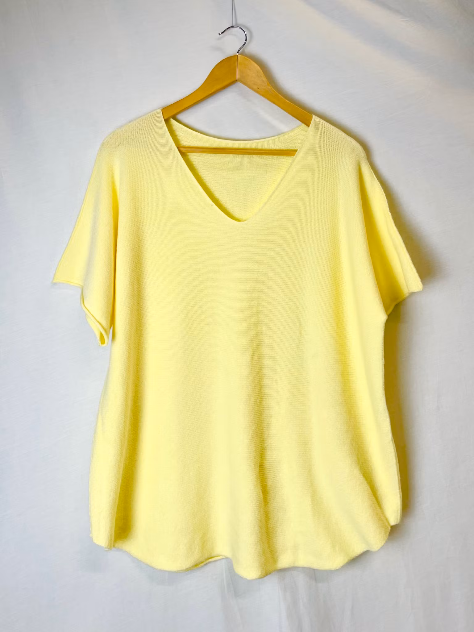 Tröja - Kort ärm - Gul