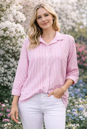 Skjorta - Elvira -Rosa