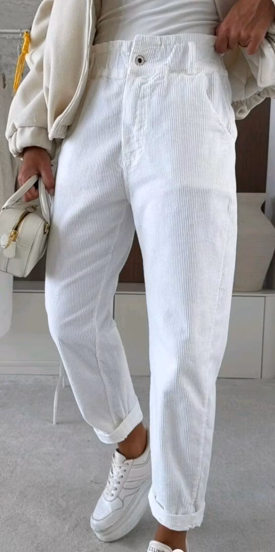 Manchesterbyxa - Lova - Vit