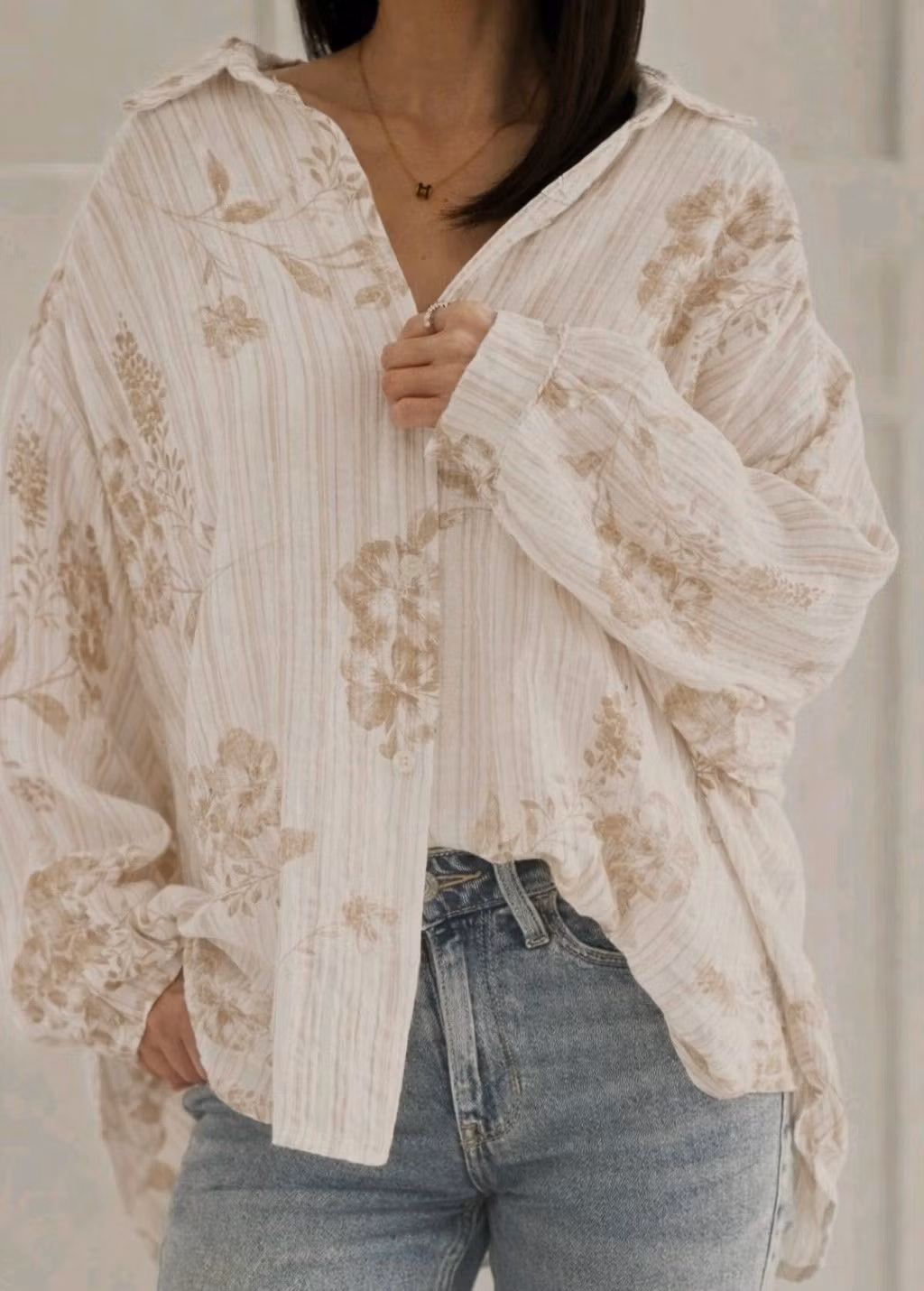 Skjorta - Ada - Beige