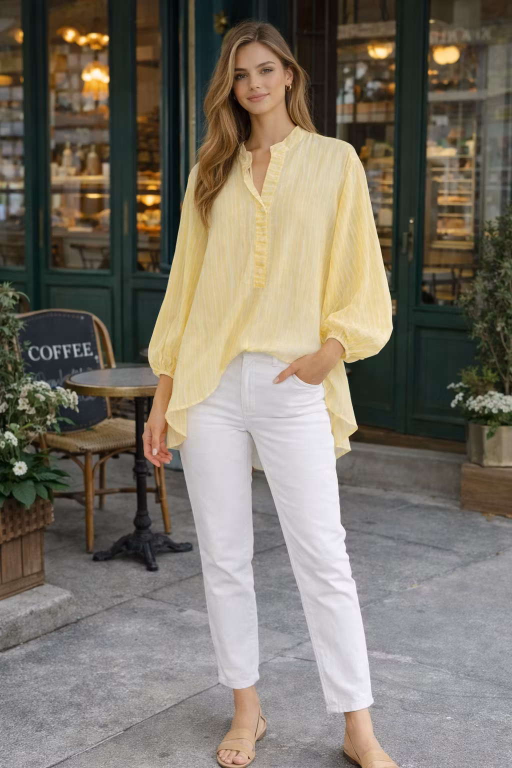 Skjorta - Elsa - Gul