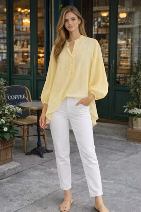 Skjorta - Elsa - Gul