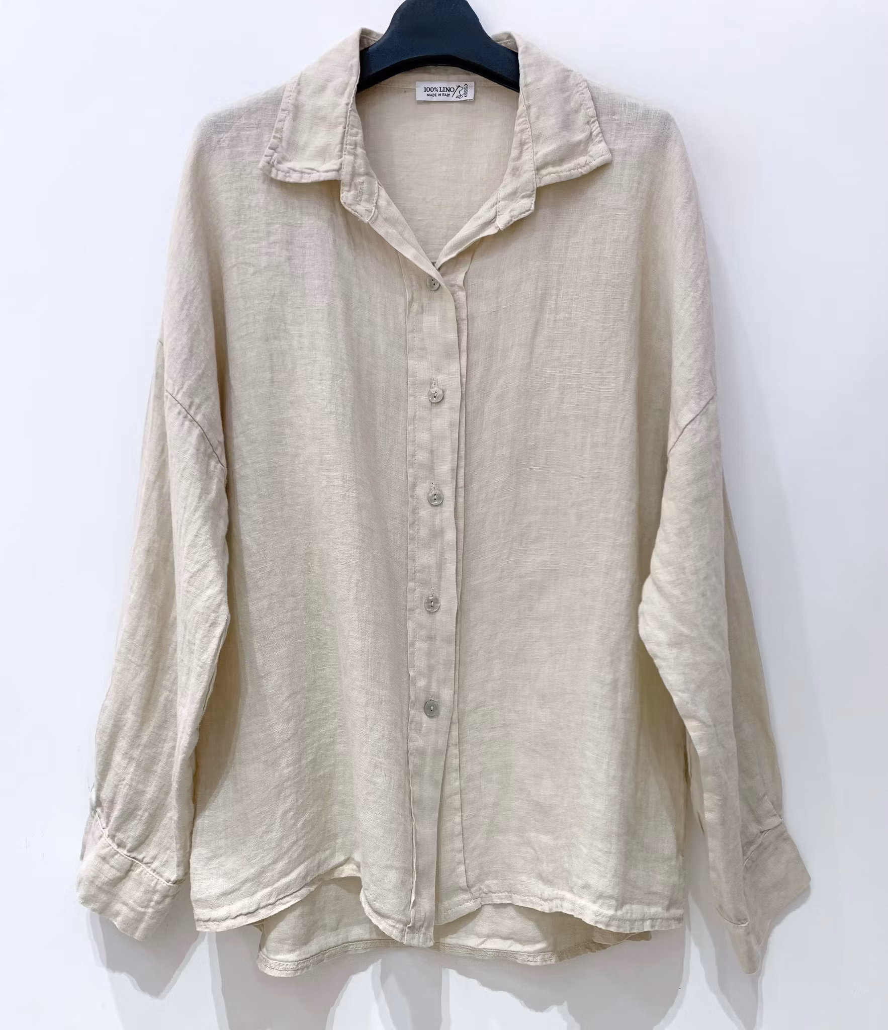 Linneskjorta - Doris - Beige