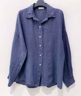 Linneskjorta - Doris - Blå