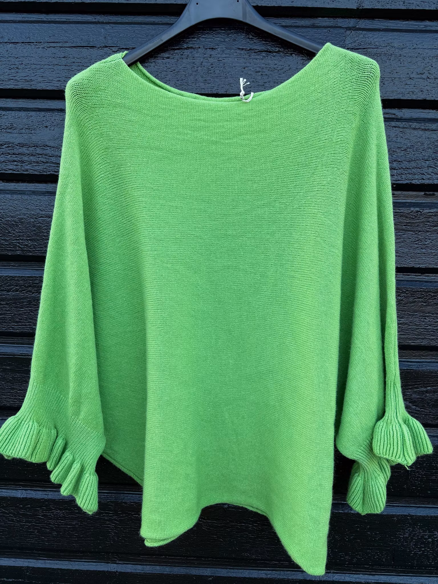 Tröja - Volang - Grön