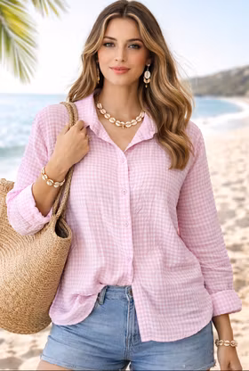 Skjorta - Ella - Rosa