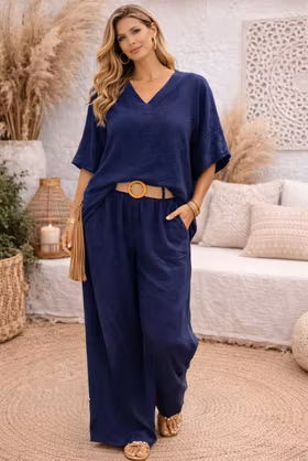 Set - Mila - Marinblå