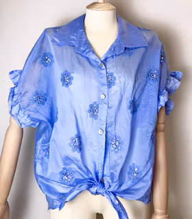 Skjorta - Elvira - Blå