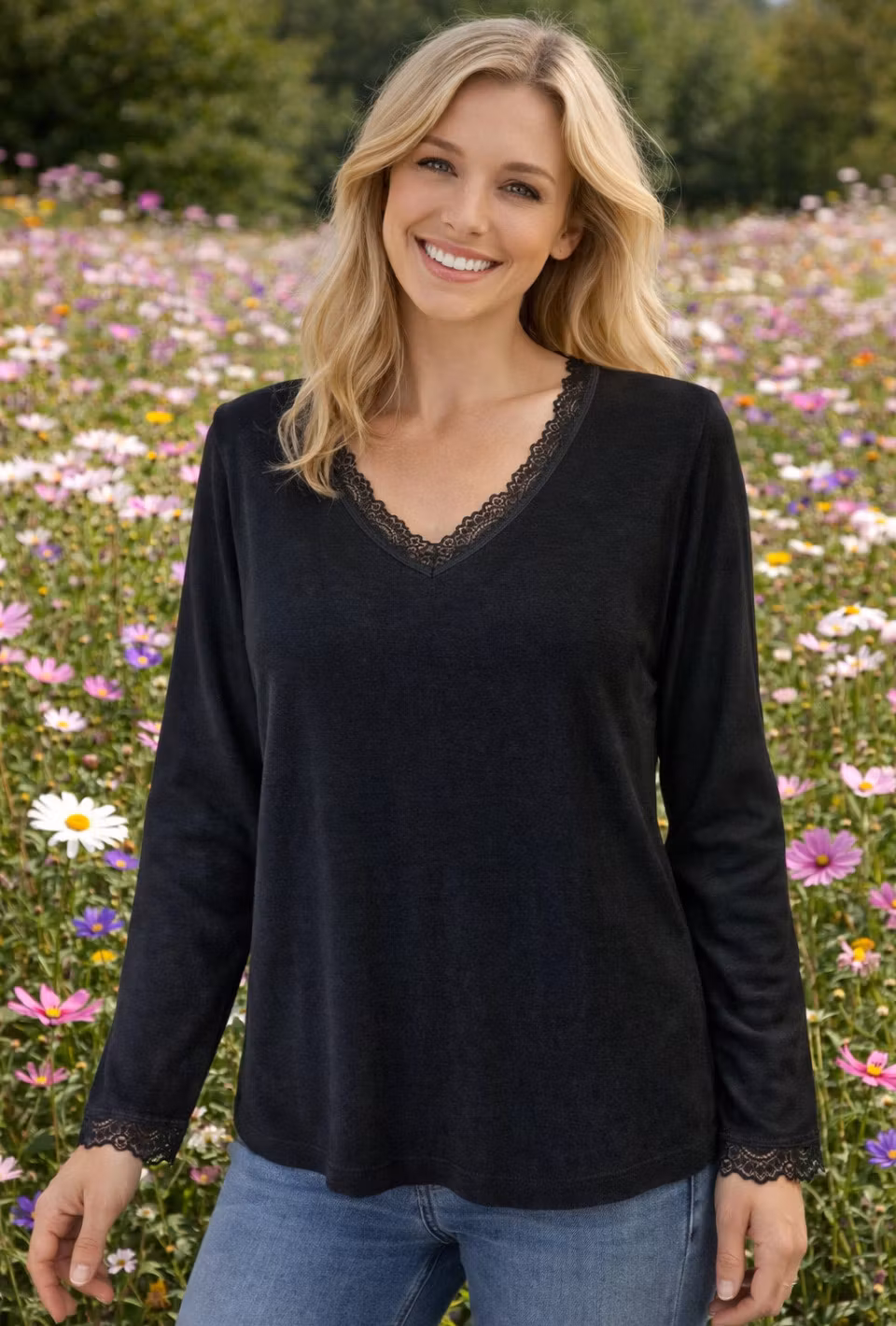 Spetstopp - Lova - Svart