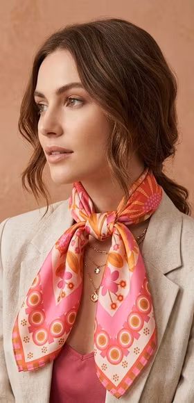 Sjal - Sara - Orange