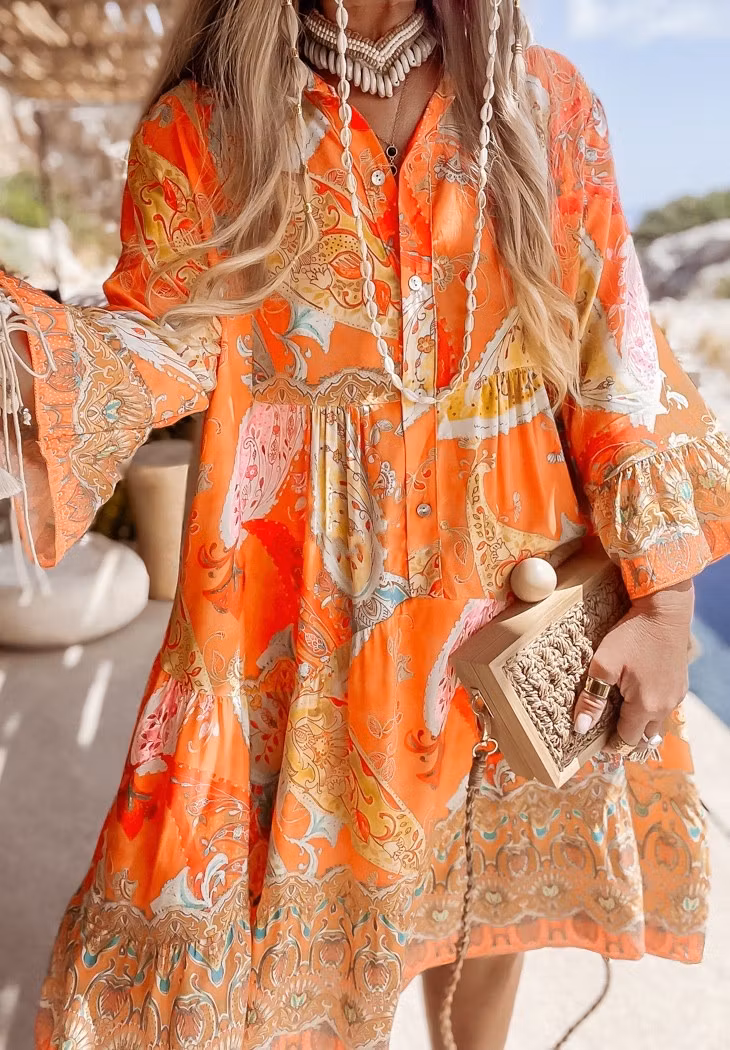 Klänning/Tunika - Anna - Orange