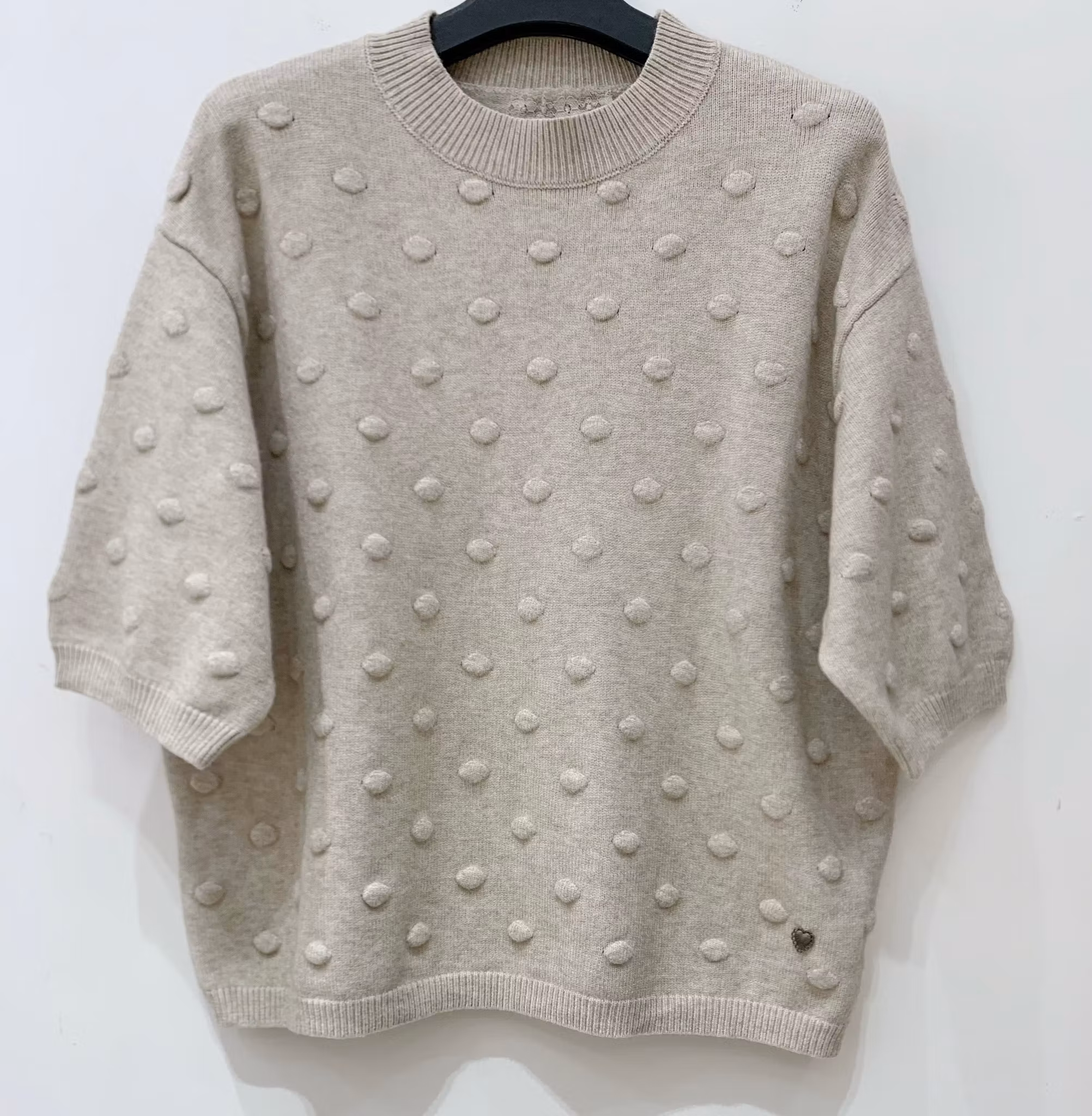 Tröja - Dott - Beige