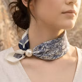 Scarf med pärla - Bodil