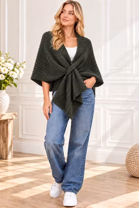 Poncho - Elvira - Kaki