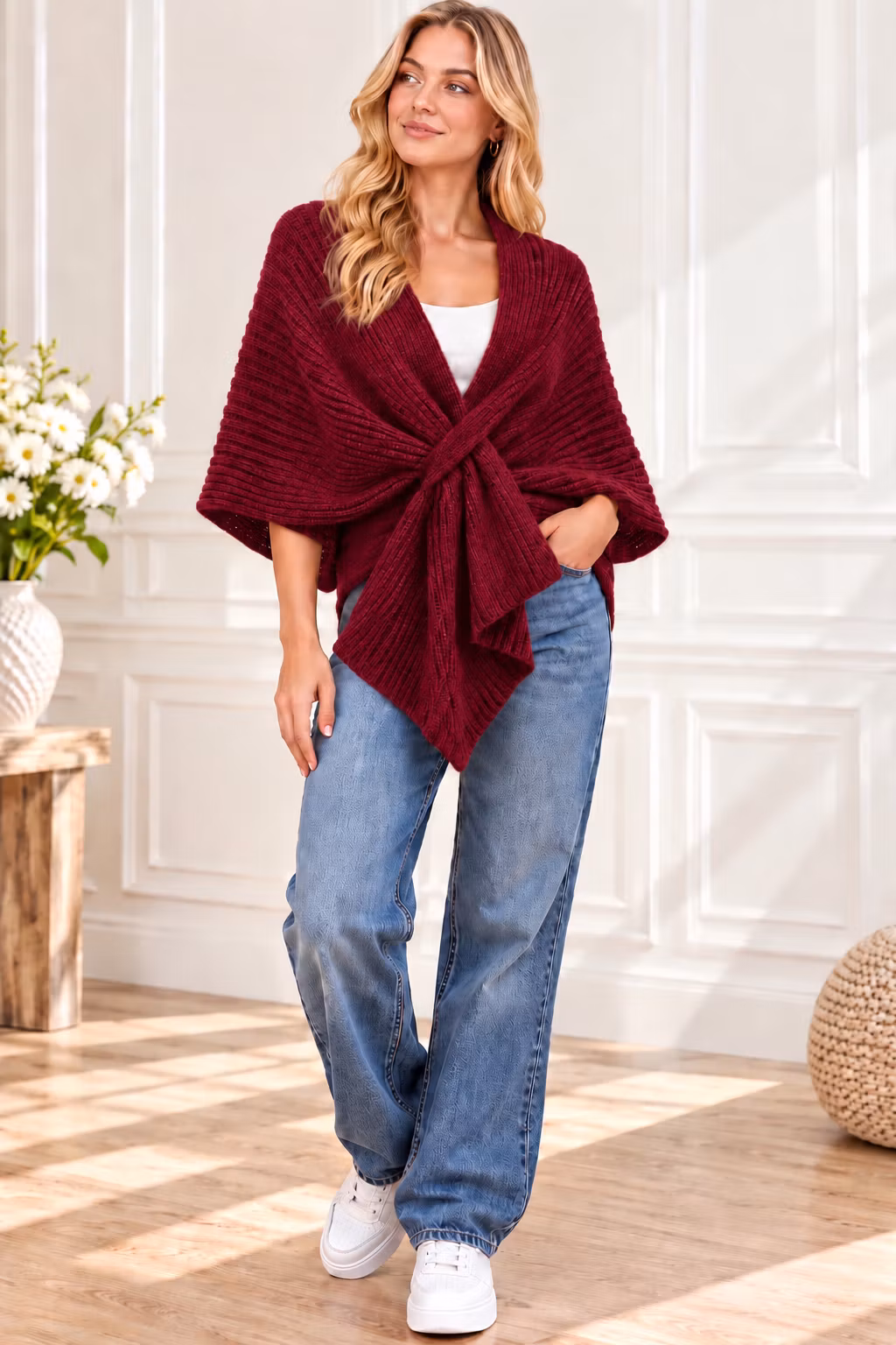 Poncho - Elvira - Vinröd