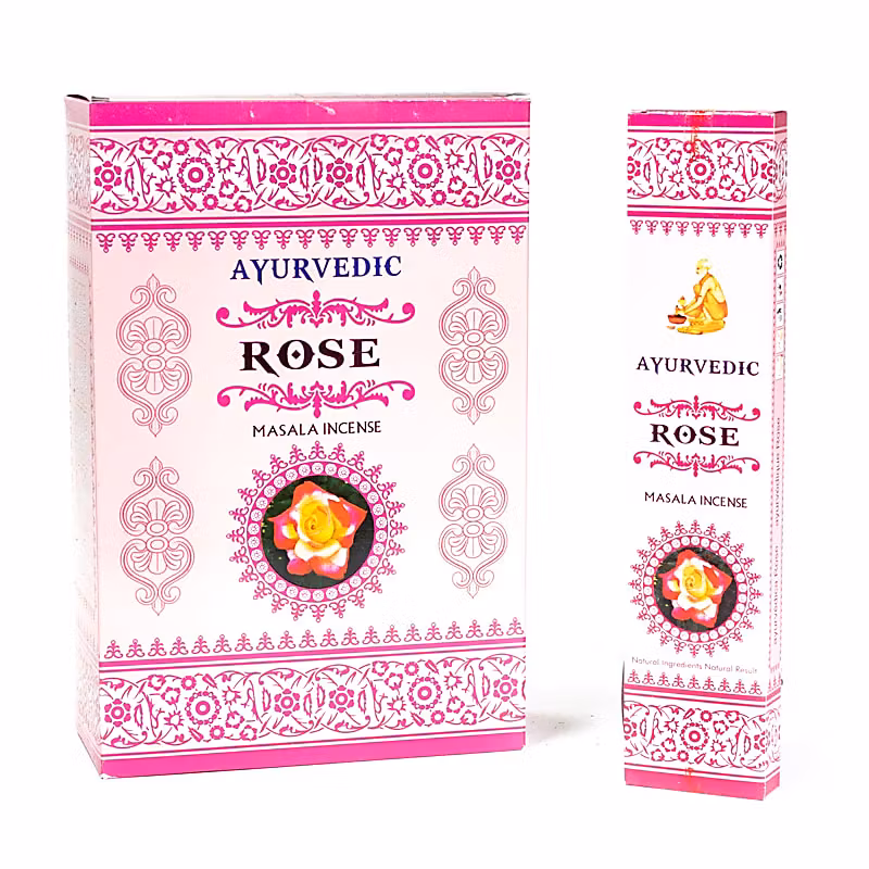 Ayurvedic Masala‑Rökelsepinnar Ros
