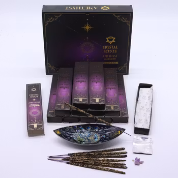 Crystal Scents Rökelse – Ametist & Lavendel