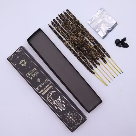 Crystal Scents Rökelse – Turmalin & Sandelträ