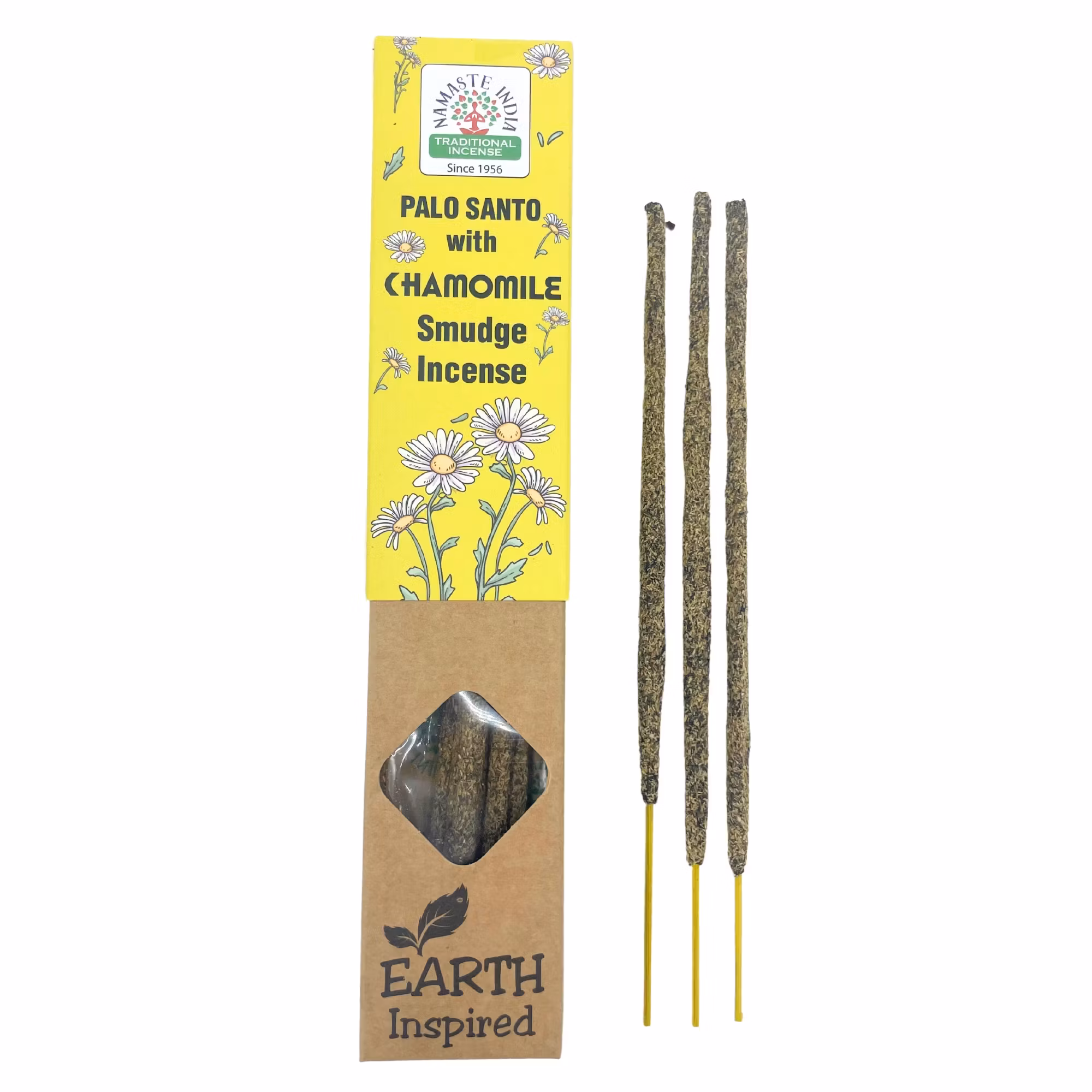 Earth Inspired Smudge‑Rökelse – Kamomill