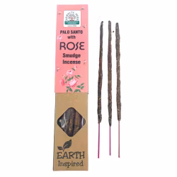 Earth Inspired Smudge‑Rökelse – Rose