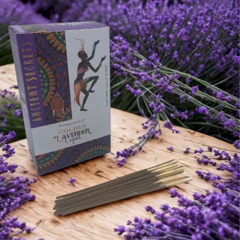 Golden Copal & Lavendel – Naturliga Rökelsepinnar